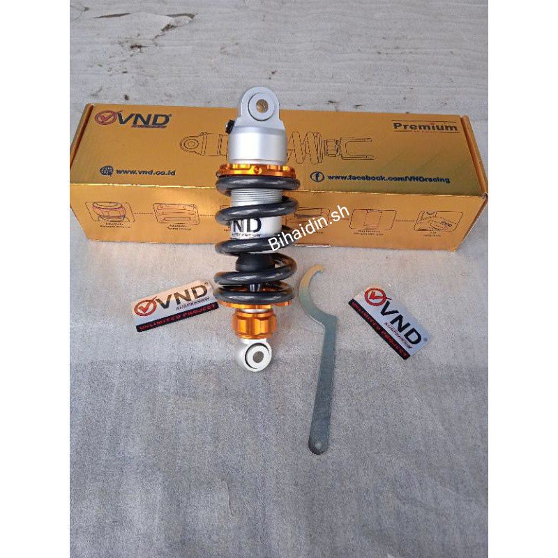 shock vnd ak222 b1 205mm non tabung click rebound jupiter mx old,new,mx king