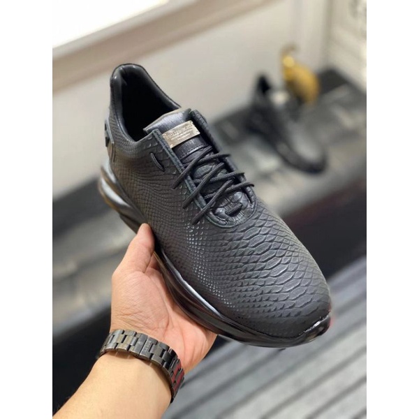 sepatu philipp plein sneaker pria kualitas mirror shoes men run away cowok P1SHOES new branded top pp