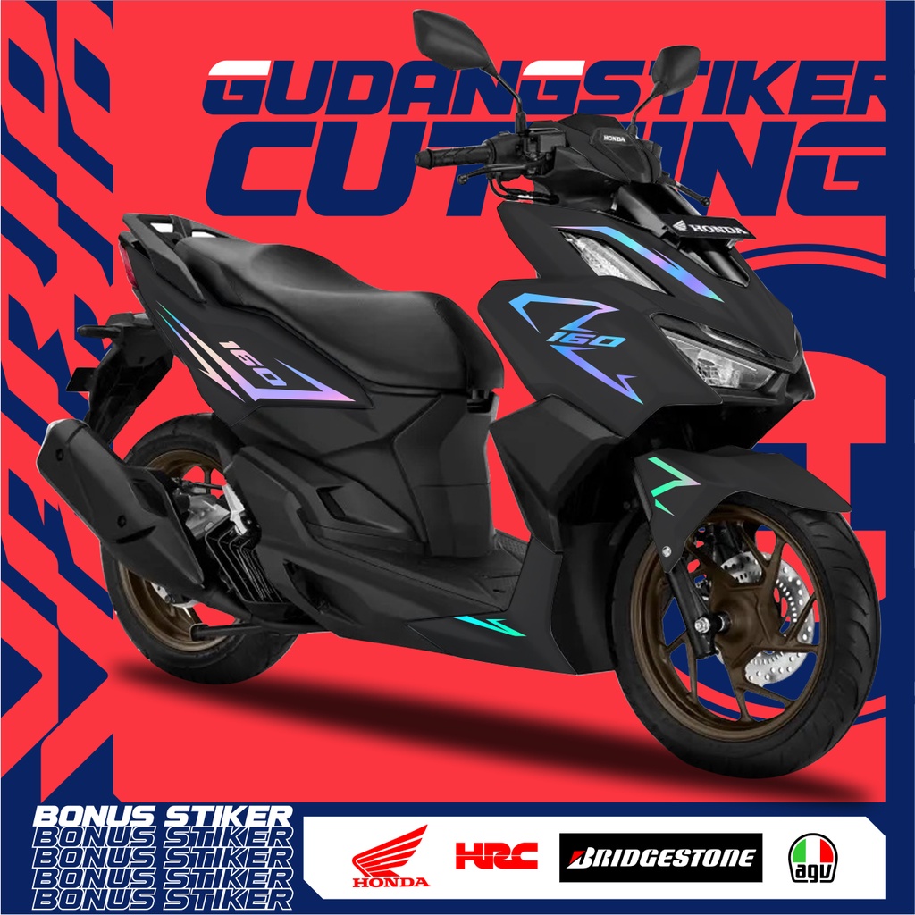 STRIPING CUTTING HONDA VARIO 160 STIKER AKSESORIS SEPEDA MOTOR