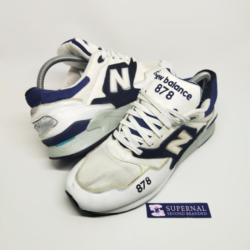New Balance 878 White/Black/Navy Condition Second Superb Like New
Size 41.5