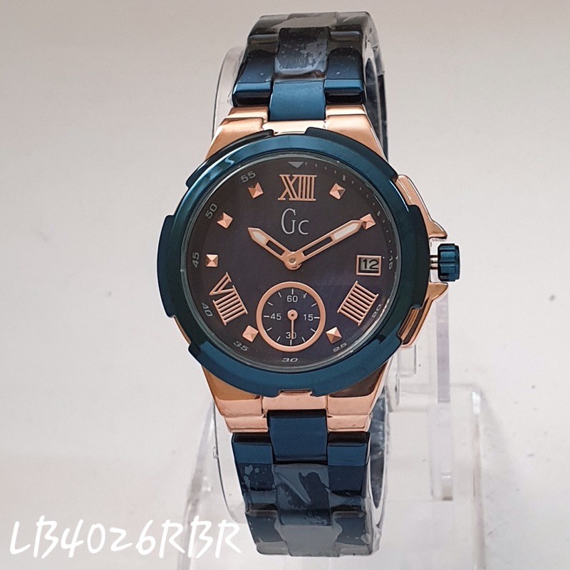 JAM TANGAN WANITA GC DETIK BAWAH NYALA FREE BOX