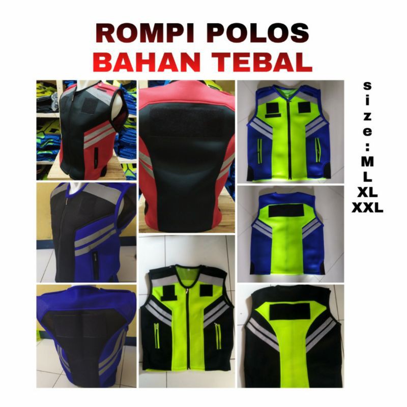 ROMPI POLOS PRIA/ROMPI PROYEK/ ROMPI PARKIR ROMPI/ROMPI HARIAN