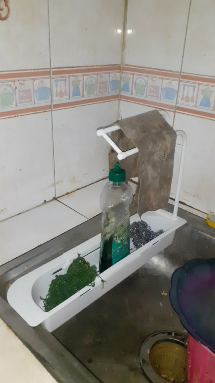 Rak Gantung Wastafel Dapur Holder Spons Cuci Piring New - Murah Dan Bagus