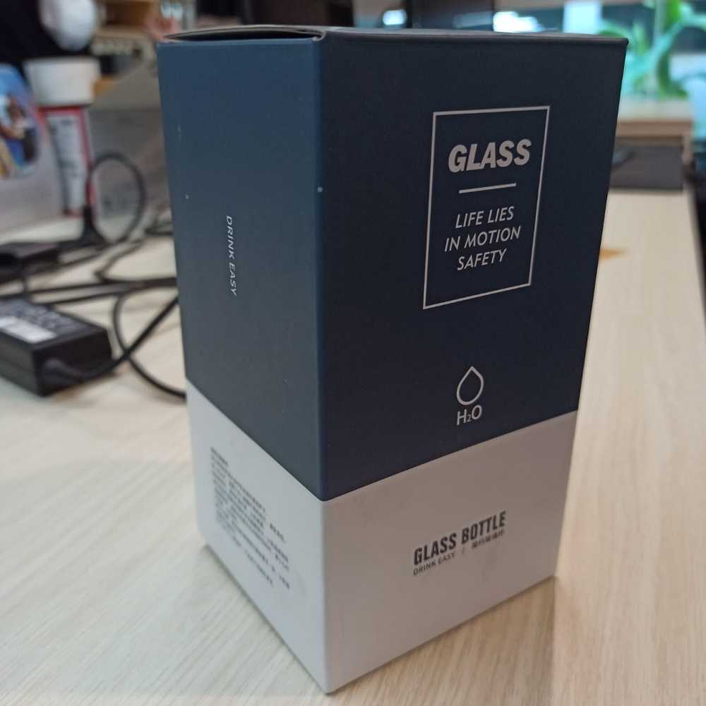 Botol Minum Kaca 300ML Model Korea Fashion 3D Antlers Glass Cup || Aksesoris Barang Unik Murah Lucu - 5757-D1-7