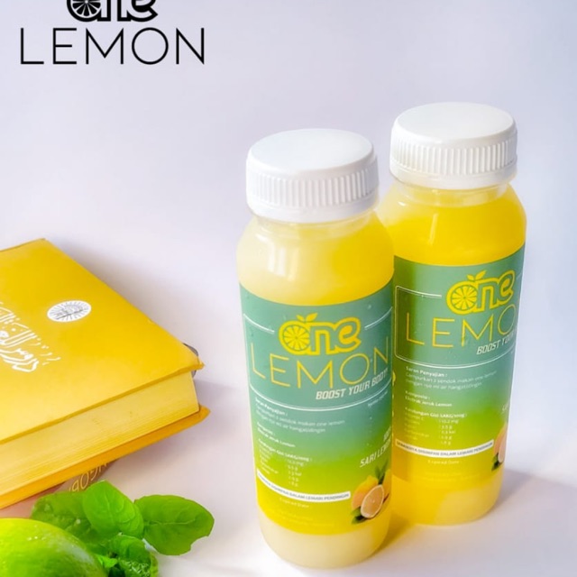

Minuman One Lemon Murni Sari Lemon Lembang Pelangsing Badan Obat Diet Imun Booster Skin Booster
