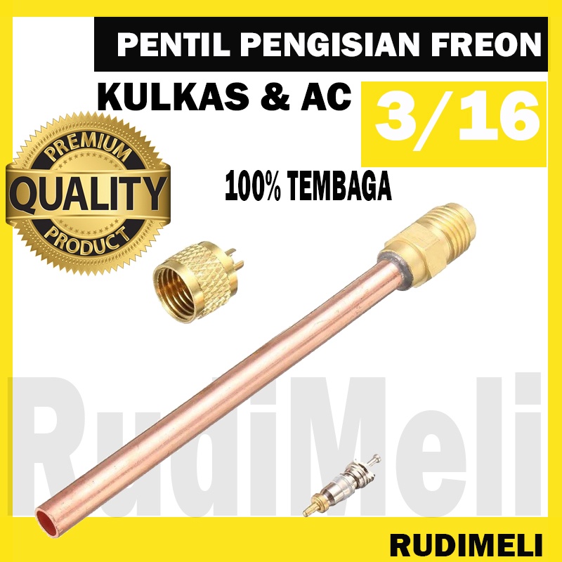 Grosir Pentil Pengisian Pr3on material tembaga Ukuran 3/16 Inch