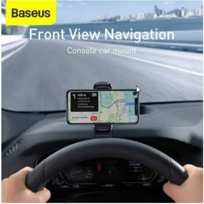 Baseus Car Mouth Phone Holder Clip Hp Dashboard Mobil