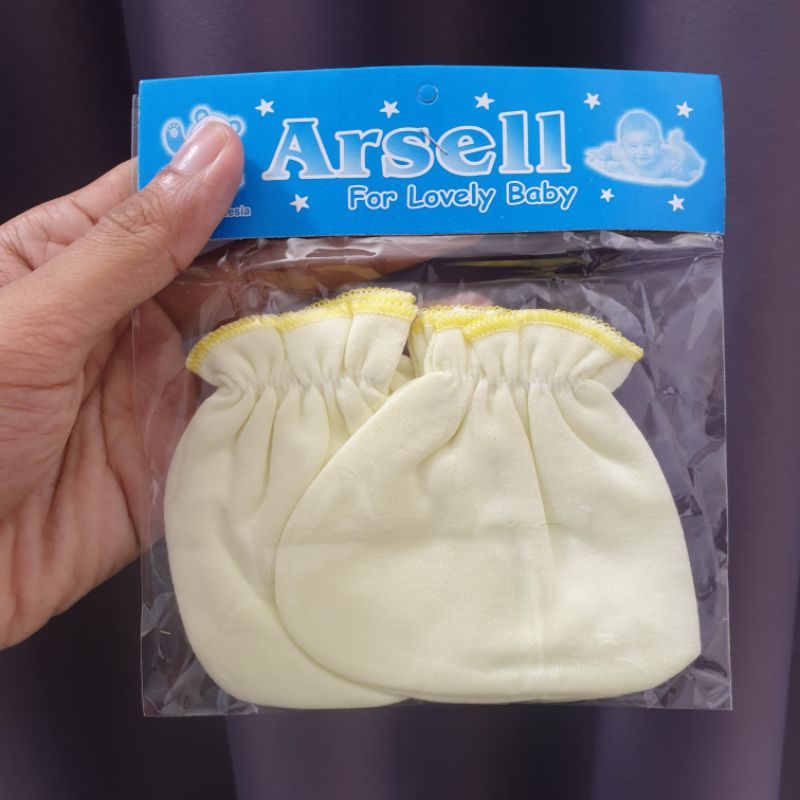 1 Set Sarung Tangan + Set Kaki Bayi Mom's Gift Premium Top Quality STK MG/ARSELL