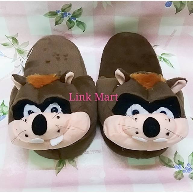 Sandal Boneka Sandal Rumah Motif Tazmania Dewasa SNI