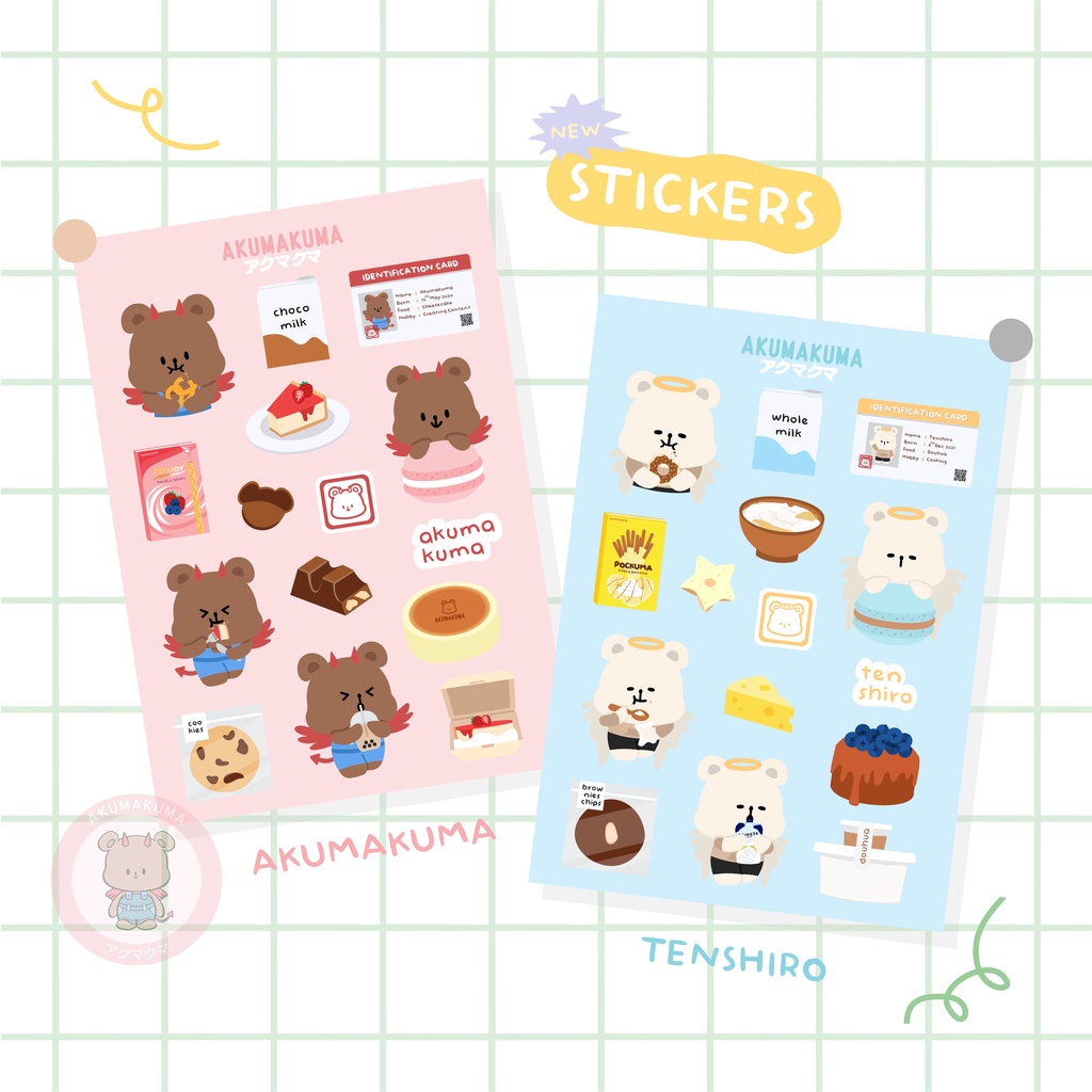 

Sticker Sheet Akumakuma