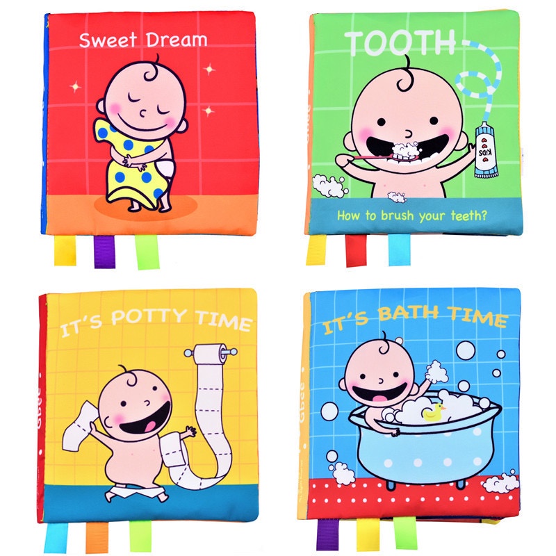 BABY ACTIVITY SOFT BOOK | buku kain bantal bayi