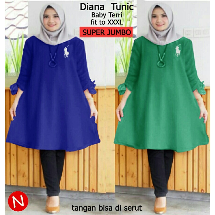 CTN Baju atasan Tunic DIANA jumbo best seller