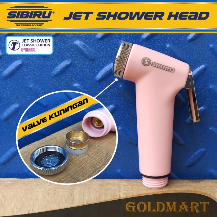 Kepala Jet Shower Kloset Toilet Kamar Mandi / Bidet Head Cebok Semprotan Toilet Closet WC - Pink