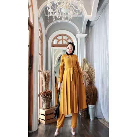 Jasmin Set Tunik Airflow uragiri Setelan tunik premium
