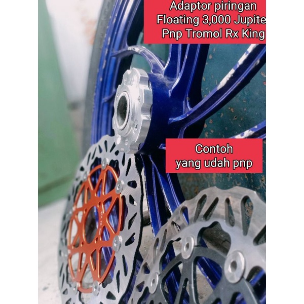 Adaptor Tromol Piringan Jupiter Vega R Ke Tromol Rx King Adaptor Piringan Floating 300 Pnp Tromol Rx