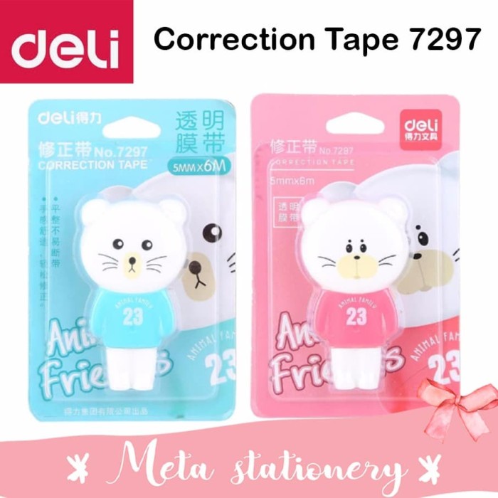 

Promo Correction Tape Deli 7297 Bagus