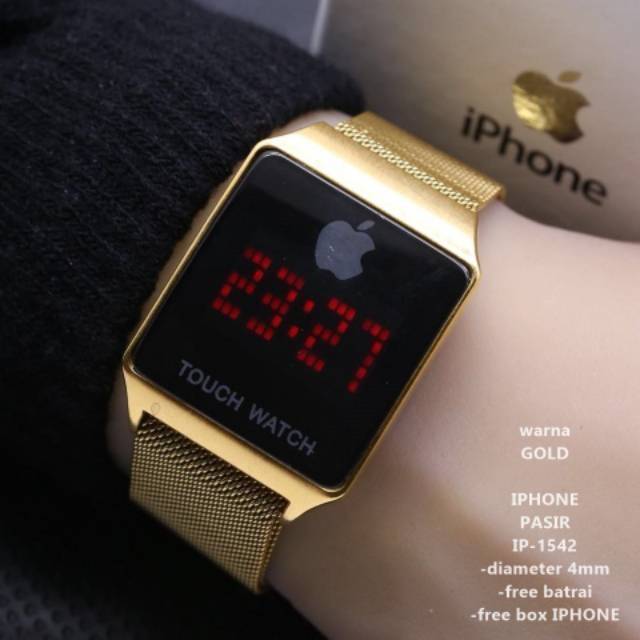 IPHONE JAM TANGAN WANITA LAYAR SENTUH