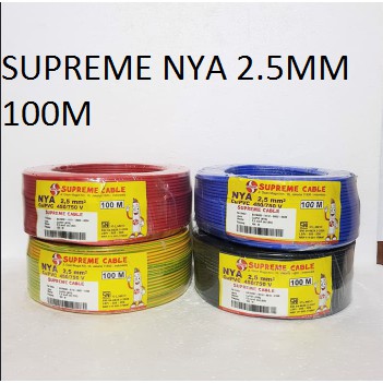 SUPREME KABEL NYA 1X2.5MM 50M - SUPREME KABEL NYA1X 2.5MM 100M