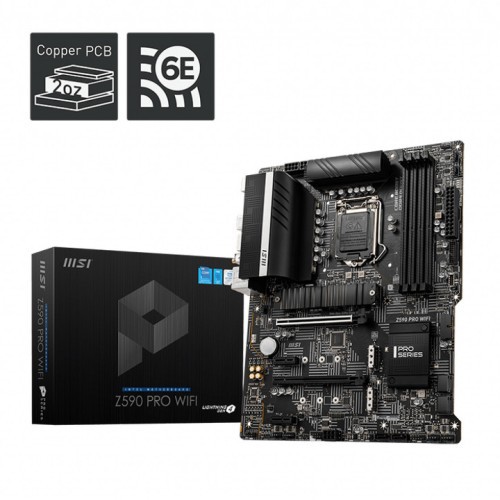 MSI Z590 PRO Wifi (LGA1200, Z590, DDR4, USB3.2, SATA3)