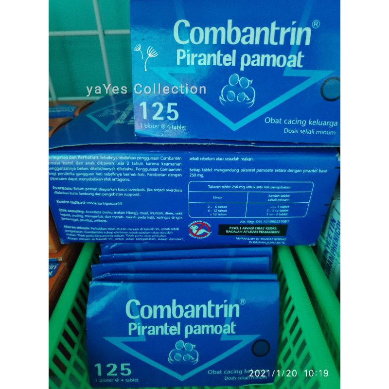 Combantrin sirup 10 ml jeruk obat cacing tablet 250 g 125 g dewasa 2+ tahun anak kombantrin