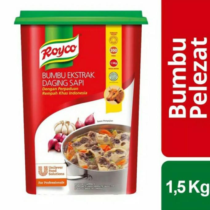 

TERLARIS ROYCO BUMBU EKSTRAK DAGING SAPI 1.5 KG BUMBU & BAHAN MASAKAN MAKANAN & MINUMAN