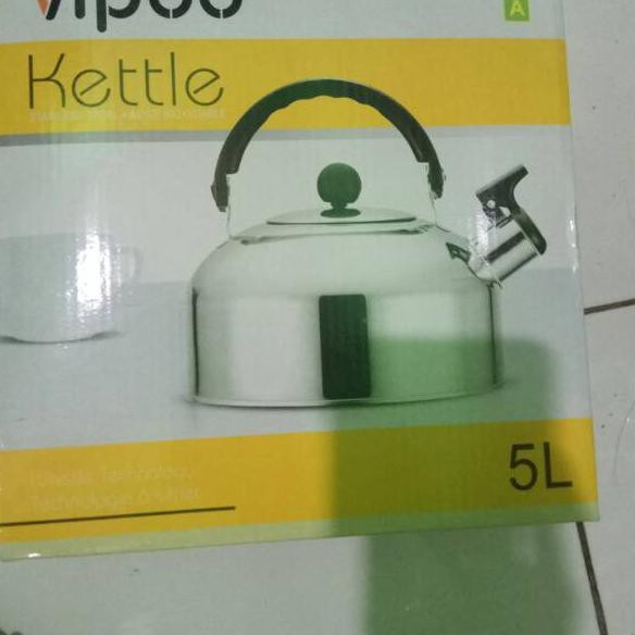 KK1 TEKO KETTLE 5 LITER / CERET SIUL STAINLESS / TEKO AIR SIUL ; 0