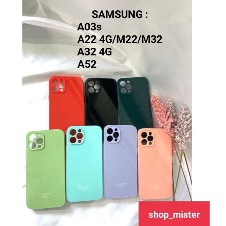 Case Hard Case Ume Colourful Glass Samsung A03s A22 4G/M22/M32 A32 4G A52
