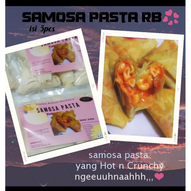 

samosa pasta Frozen isi 5pcs /pack