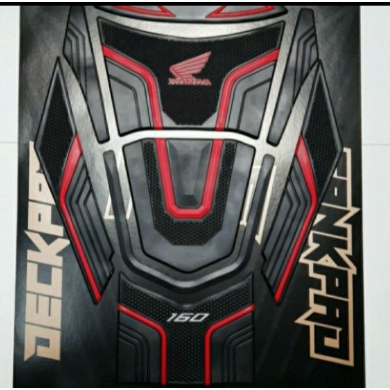 STIKER STICKER TANGPAD KARET 3D NEW PCX 160 2021