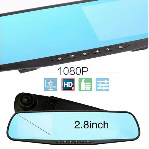 Kamera Mobil Spion Kamera Perekam Perjalanan Mirror Car Video Recorder