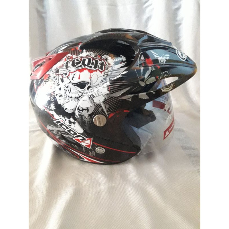 Helm AVA Icon motif tengkorak murah