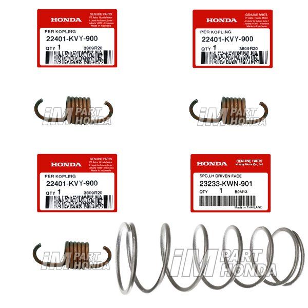 Per Cvt PCX CBU Thailand & Per Sentri Honda Zoomer 22401-KVY-900 23233-KWN-901