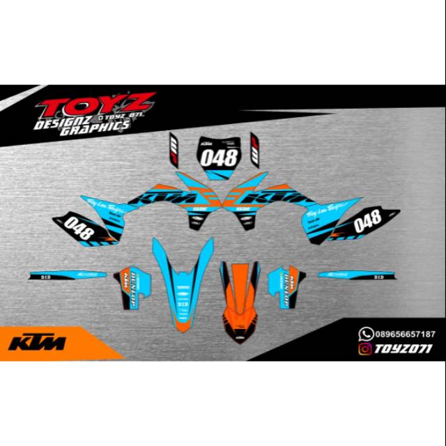 Decal KTM 85 250 350 2016