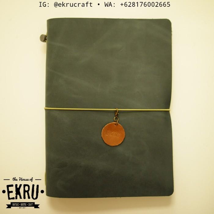 

Jurnalku Genuine Leather Cover Travelers Notebook (Midori Look A Like) A5 - C