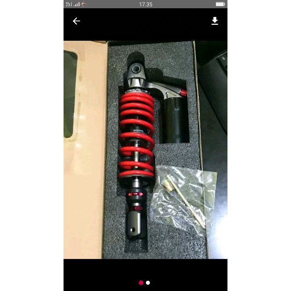 TOPPP shock tabung belakang ktc buat beat scoopy vario original ktc tinggi 300mm