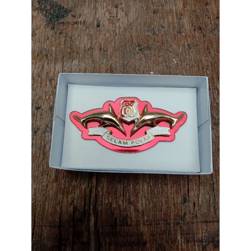 brevet wing selam polri kecil mika