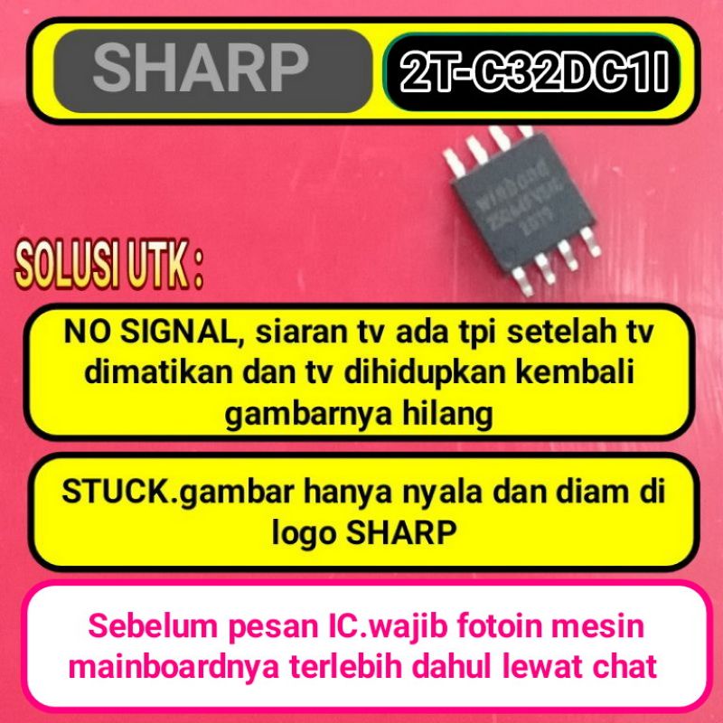 IC EPROM MEMORY SHARP 2T-C32DC1I 2T-C32DC11