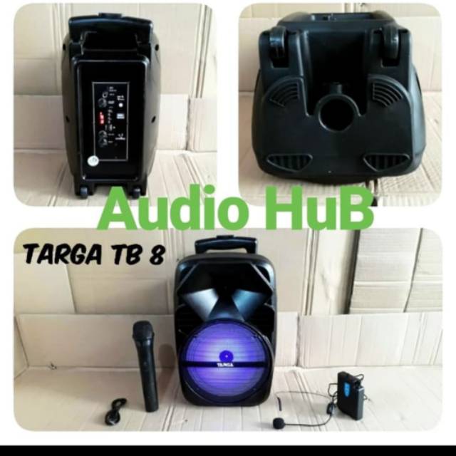 SPEAKER PORTABLE TARGA TB8 WIRELESS TARGA TB 8 INCH