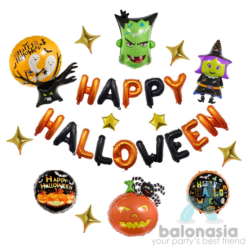 dekorasi halloween di bawah 100 ribu