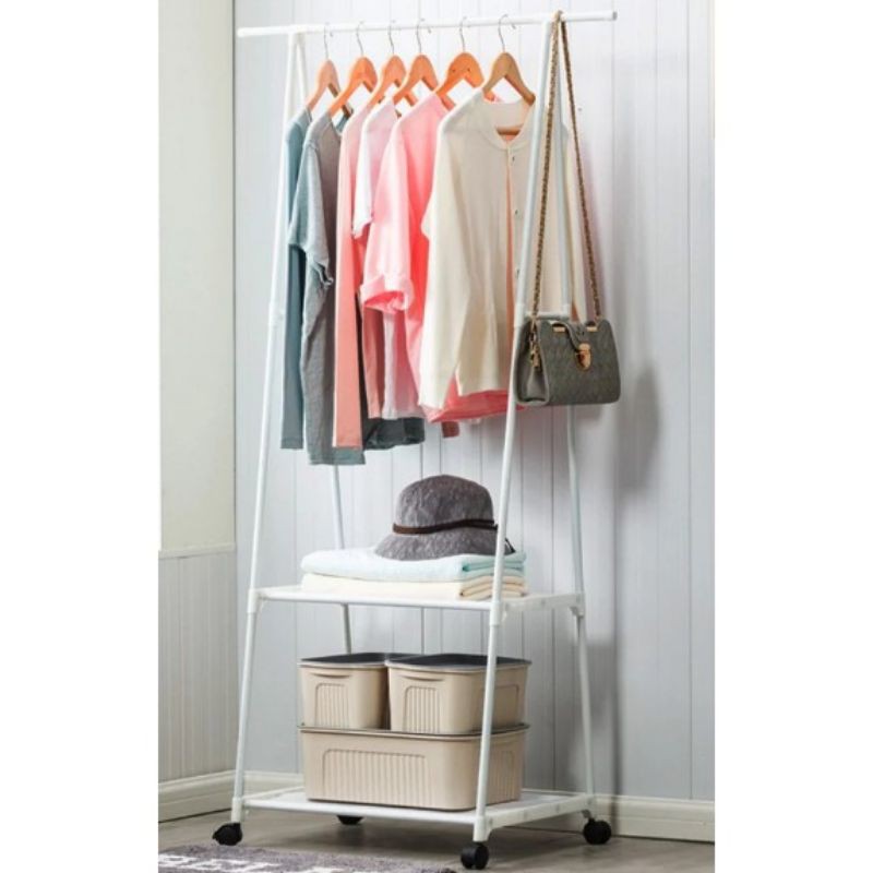 SHENAR GANTUNGAN BAJU /RAK BAJU / TRIANGEL STAND RACK / RAK SERBAGUNA / TRIANGLE CLOTH RACK, SHENARCORNER168