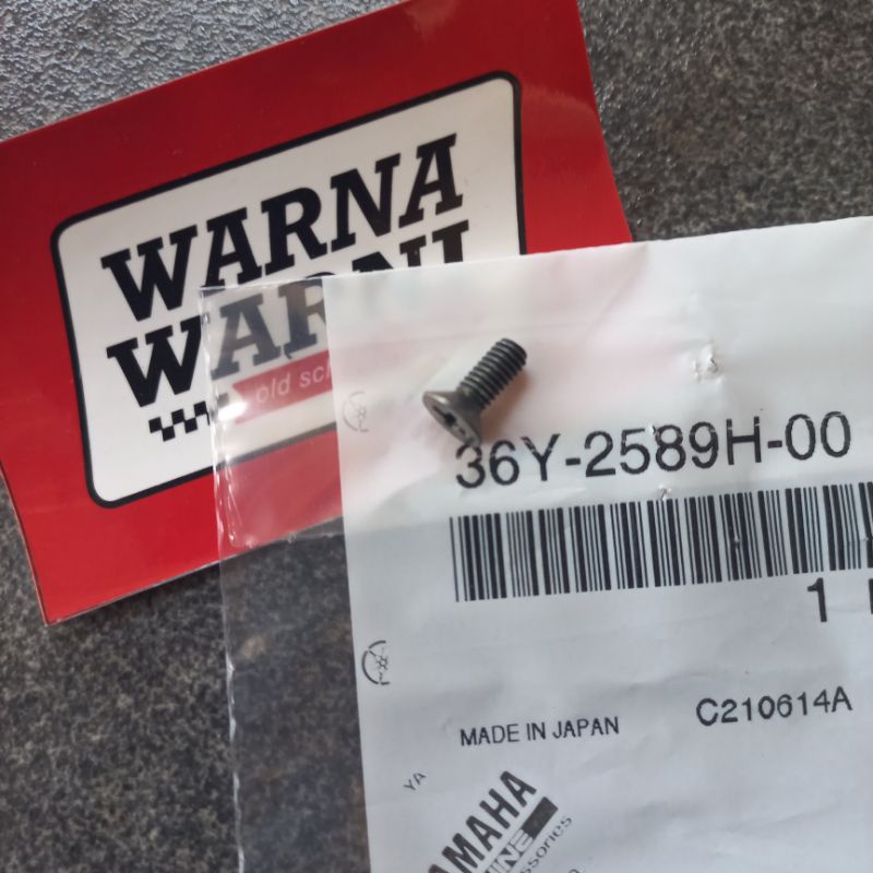 Baut baud payung Tutup master rem universal F1ZR Mio Vega Jupiter RX king | 36Y-2589H-00