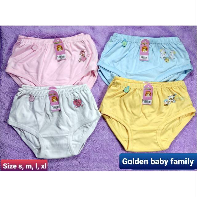 3PCS  CD NATHALIE  553 /CELANA DALAM ANAK CEWEK SIZE S,M,L,XL