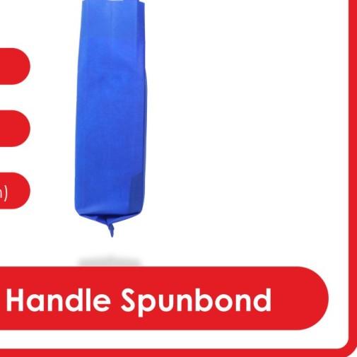 

✸ GOODIE BAG SPUNBOND HANDLE LUSINAN 30x40 / Tas Belanja Murah (Biru) ♢