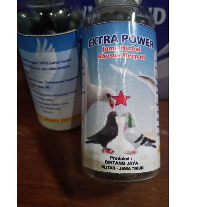 

[KODE YBTSM] Extra Power 100% Herbal, Isi 120 butir, Jamu Giring, Jamu Keket, Jamu Merpati