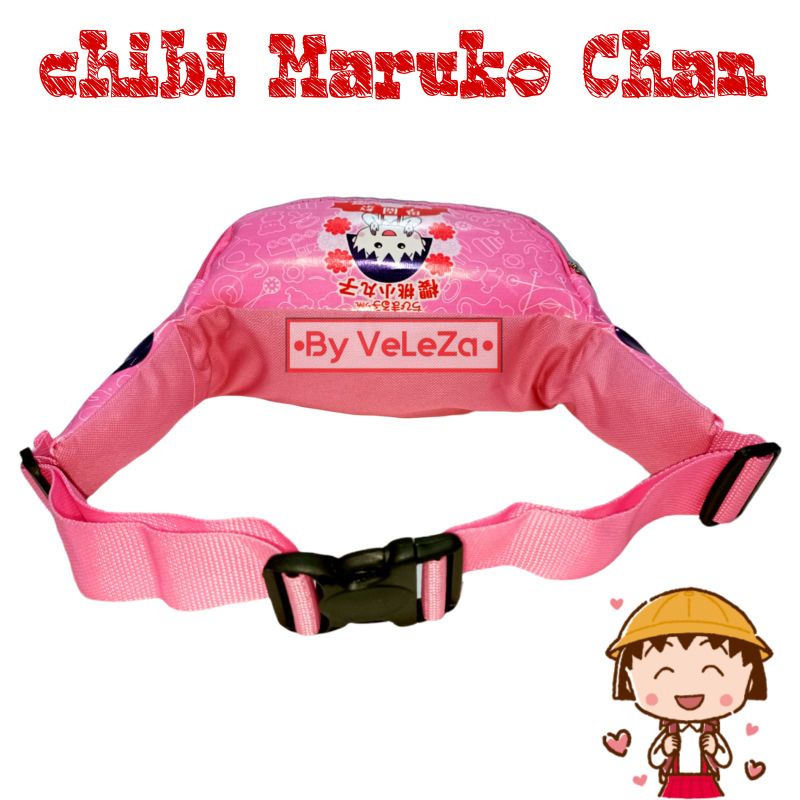 waistbag anak karakter Chibi Maruko Chan - tas anak