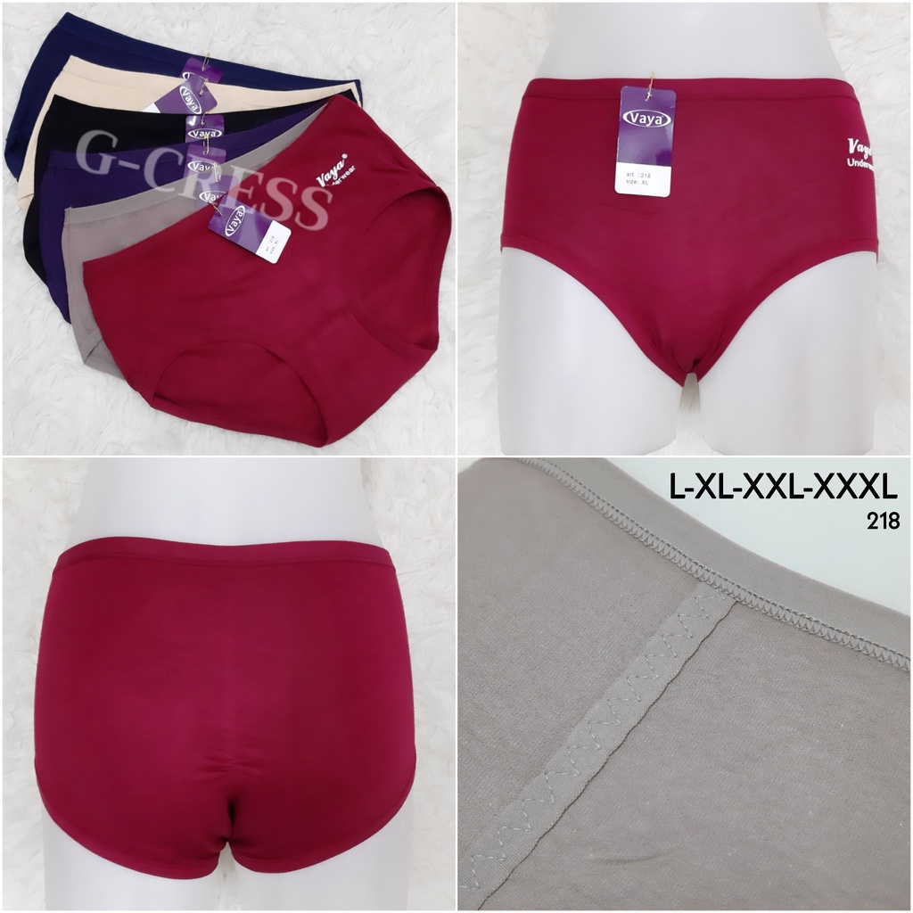 VAYA | Celana Dalam Cewek/CD Wanita Murah Vaya Sepinggang Katun Polos Lembut Karet Kecil Adem Pakaia