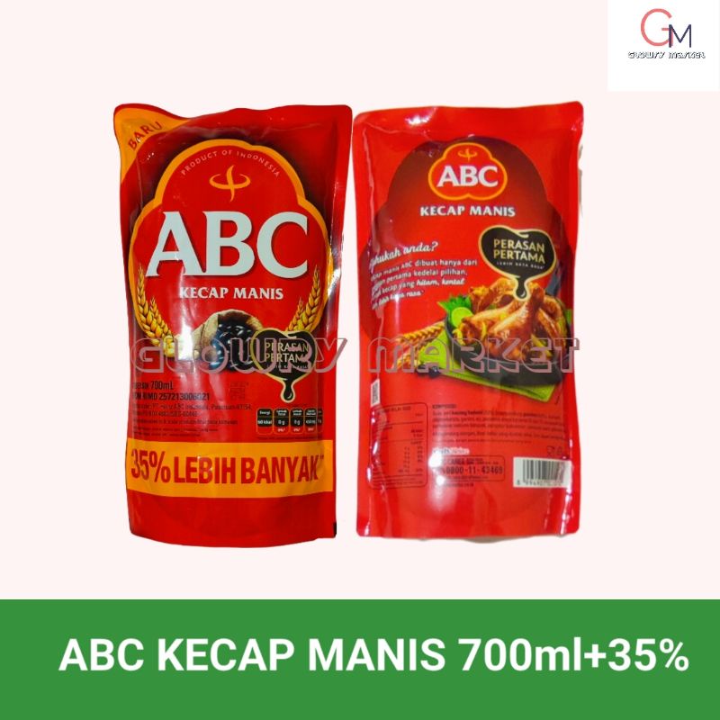 

ABC KECAP MANIS 700ML+35% KECAP HITAM MANIS GURIH