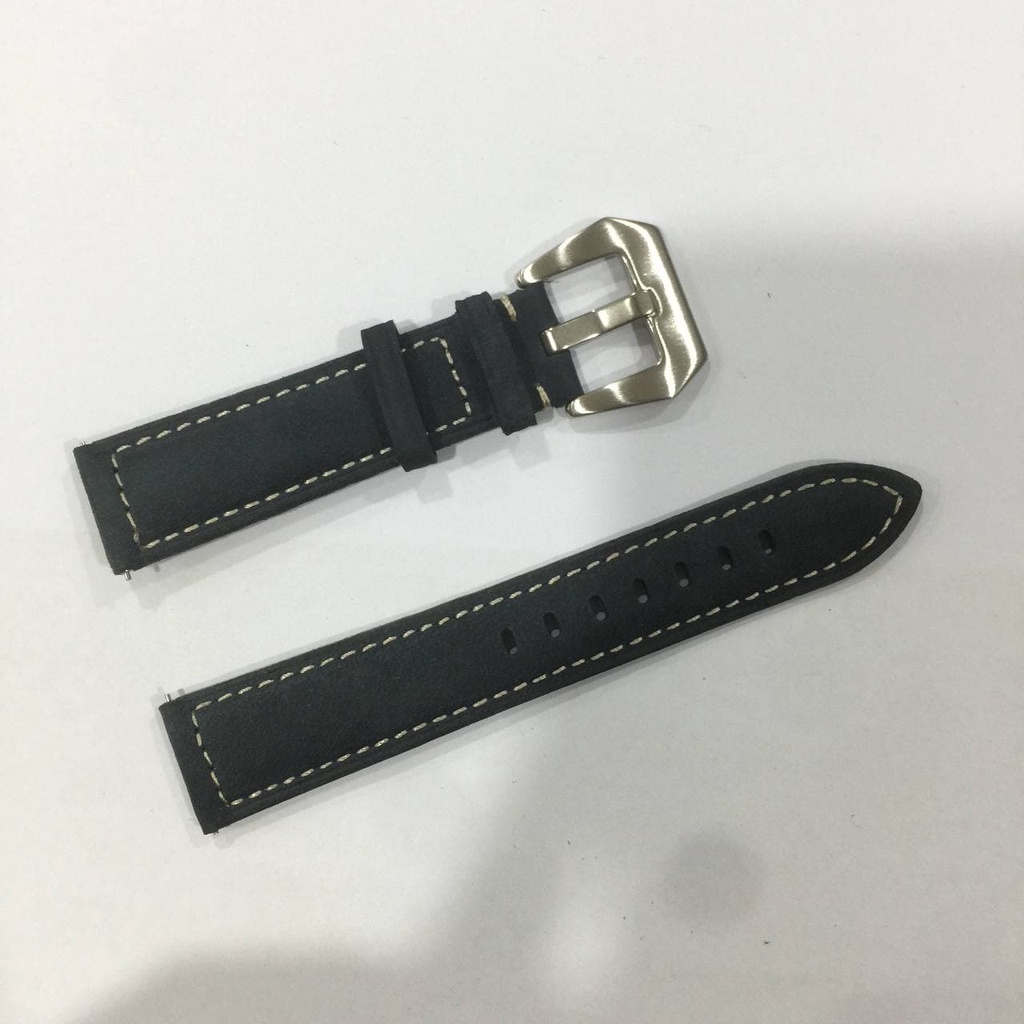 Premium Velvet Strap Leather Synthetic 20mm - Strap Kulit 20mm