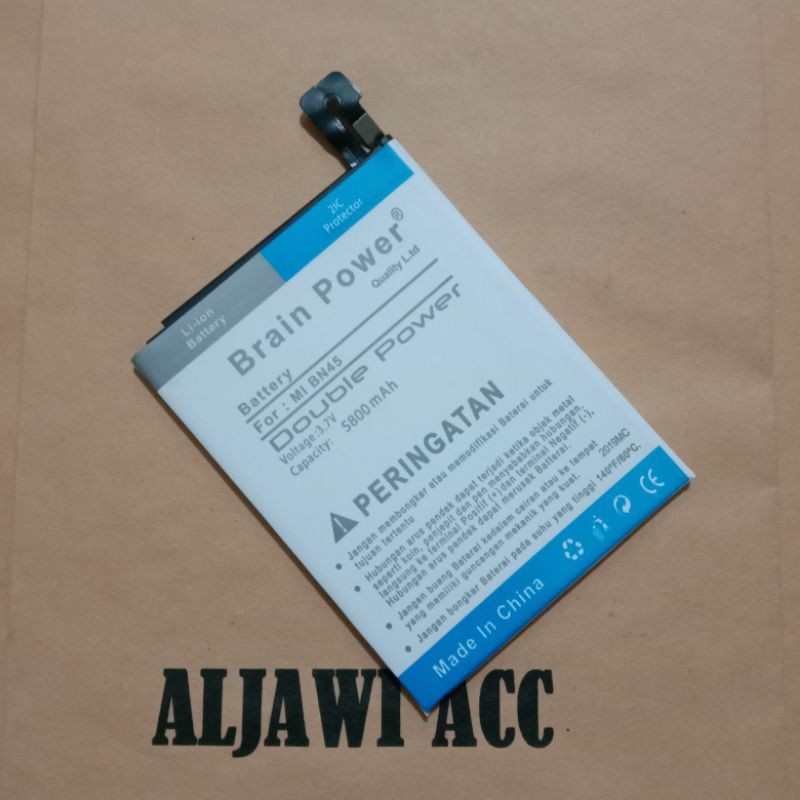 Baterai Batre Battery Xiaomi Xiomi Redmi Note 5 Pro BN45 BN-45 Double Power Battery