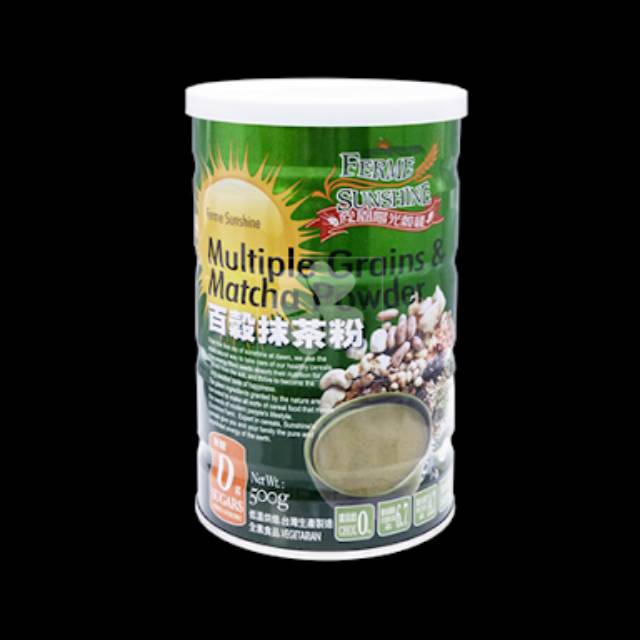 

Ferme and sunshine multi grains and matcha powder